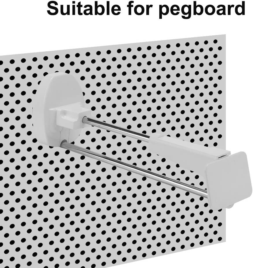 Retail security display stop lock shelf slatwall pegboard hook for